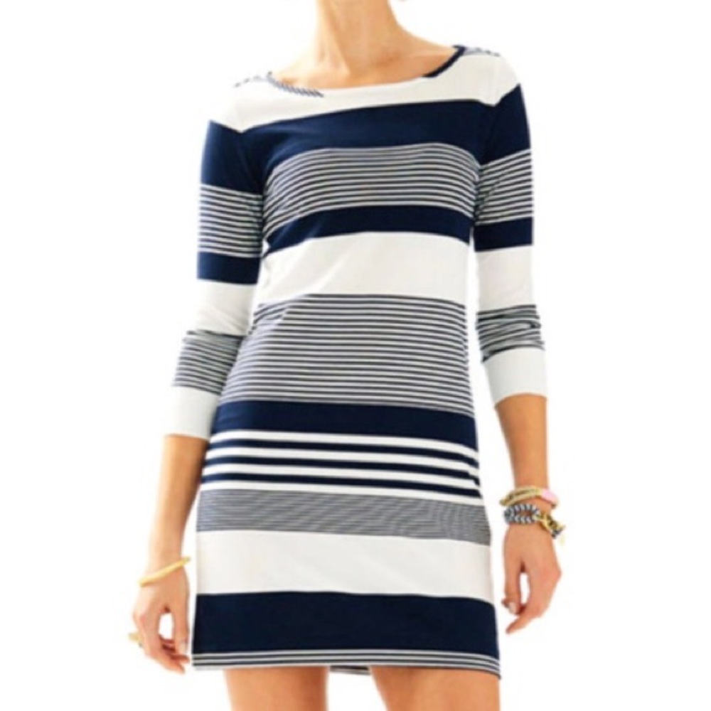 Lilly Pulitzer Marlowe boatneck t-shirt dress, sm